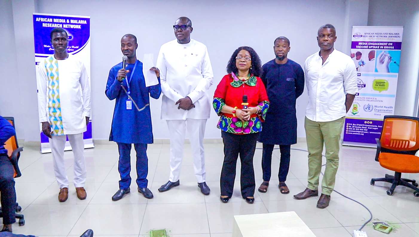 Dr-Michael-Adjei-of-WHO-launches-National-Media-Vaccine-Network-flanked-L-R-by-Dr-Albert-Hagan-Dr-Emmanuel-Addipa-Adapoe-Dr-Charity-Binka-Joel-Abekulia-and-Carlton-Coffie